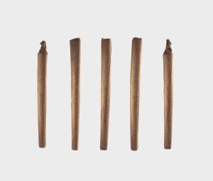 Set of Large Pre-Rolled Marijuana Cigars - Blunts - Isolated